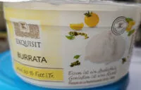 Mängden socker i Burrata