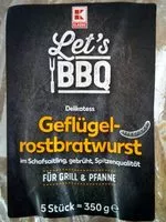 Mängden socker i Geflügel- rostbratwurst