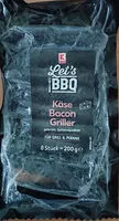 Mängden socker i Käse Bacon Griller
