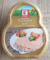 Mängden socker i Teewurst fein