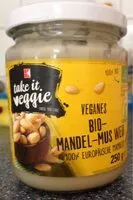 Mängden socker i Veganes Bio-Mandel-Mus weiß