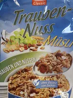 Mängden socker i Trauben Nuss Müsli