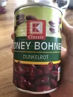 Mängden socker i Kidney Bohnen Dunkelrot