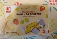 Mängden socker i banane-erdbeere