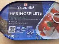 Mängden socker i Heringsfilet - Pfeffer-Creme