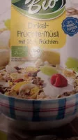 Mängden socker i Dinkel- Früchte Müsli
