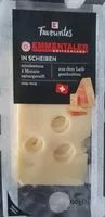 Mängden socker i Emmentaler in Scheiben