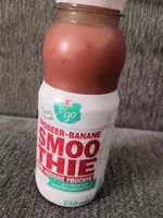Mängden socker i Erdbeer banane smothie