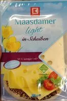 Mängden socker i Maasdamer light in scheiben