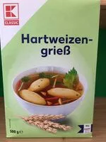 Mängden socker i Hartweizengrieß
