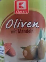 Mängden socker i Oliven mit Mandeln
