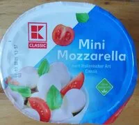 Mängden socker i Mini-Mozarella