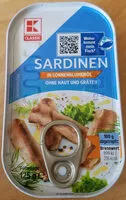 Mängden socker i Sardinen in öl