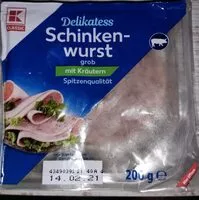 Mängden socker i Delikatesse Schinkenwurst