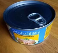 Mängden socker i Thunfischfilet in Oel