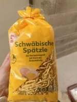Mängden socker i Schwaebische Spaetzle Nudeln