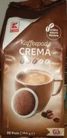 Mängden socker i Kaffeepoda Crema