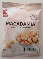Mängden socker i Nüsse: Macadamia