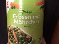 Mängden socker i Junge Erbsen mit Möhrchen