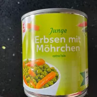 Mängden socker i Junge Erbsen mit Möhrchen