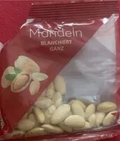 Mängden socker i Mandeln Blanchiert Ganz