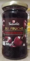 Mängden socker i Marmelade - Schwarzkirsche