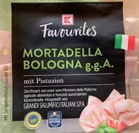 Mängden socker i Mortadella Bologna g.g.A. mit Pistazien