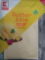 Mängden socker i Butterkäse in Scheiben (mild)