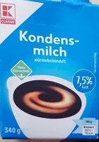 Mängden socker i Kondensmilch