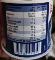 Mängden socker i Kaffeesahne