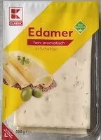 Mängden socker i Edamer fein-aromatisch in Scheiben