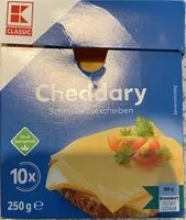 Mängden socker i Cheddary Schmelzkäsescheiben TK