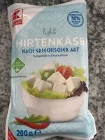 Mängden socker i Hirtenkäse light
