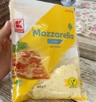 Mängden socker i Mozzarella mild gerieben