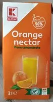 Mängden socker i Нектар от портокал от концентриран сок 50%