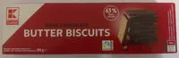 Mängden socker i Butter Biscuits - Dark Chocolate