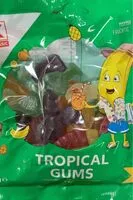 Mängden socker i Tropical gums