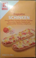 Mängden socker i Baguette Schinken