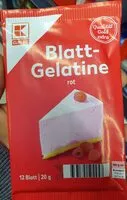 Mängden socker i Blattgelatine rot