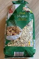 Mängden socker i Fruit musli