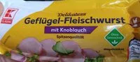 Mängden socker i Delikatess Geflügel-Fleischwurst mit Knoblauch