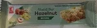 Mängden socker i Muesli bar hazelnut natural