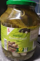 Mängden socker i Knackiger Gurgentopf würzig