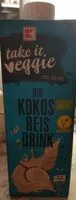 Mängden socker i K-take it veggie Bio Kokos-Reisdrink