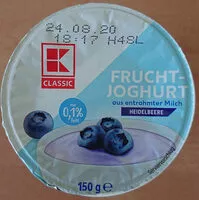 Mängden socker i Fruchtjoghurt Heidelbeere