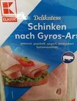 Mängden socker i Schinken nach Gyros-Art