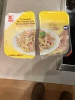 Mängden socker i Schweizer Wurstsalat mit Emmentaler