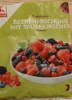 Mängden socker i Beerenmischung mit Sauerkirschen