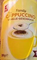 Mängden socker i Family Typ Cappuccino Vanille-Geschmack