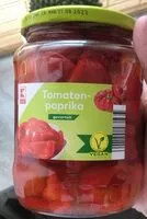 Mängden socker i Tomaten Paprika